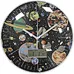 dome glass wall clock